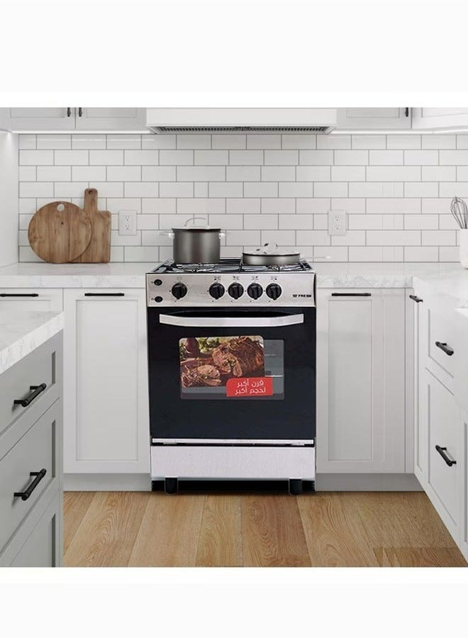 Fresh Gas Oven 4 Burners - 55CM - Stainless steel - FSC5555 - Image 5