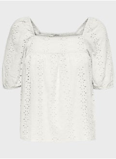 Square Neck Puff Sleeve Top