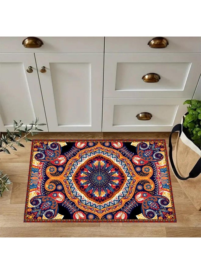 آنا سجادة غرفة المعيشة بأسلوب فارسي عتيق - ناعمة، قابلة للغسل، غير قابلة للانزلاق، مقاومة للبقع، سهلة الصيانة لغرفة النوم وصالة الجلوس. - Image 2