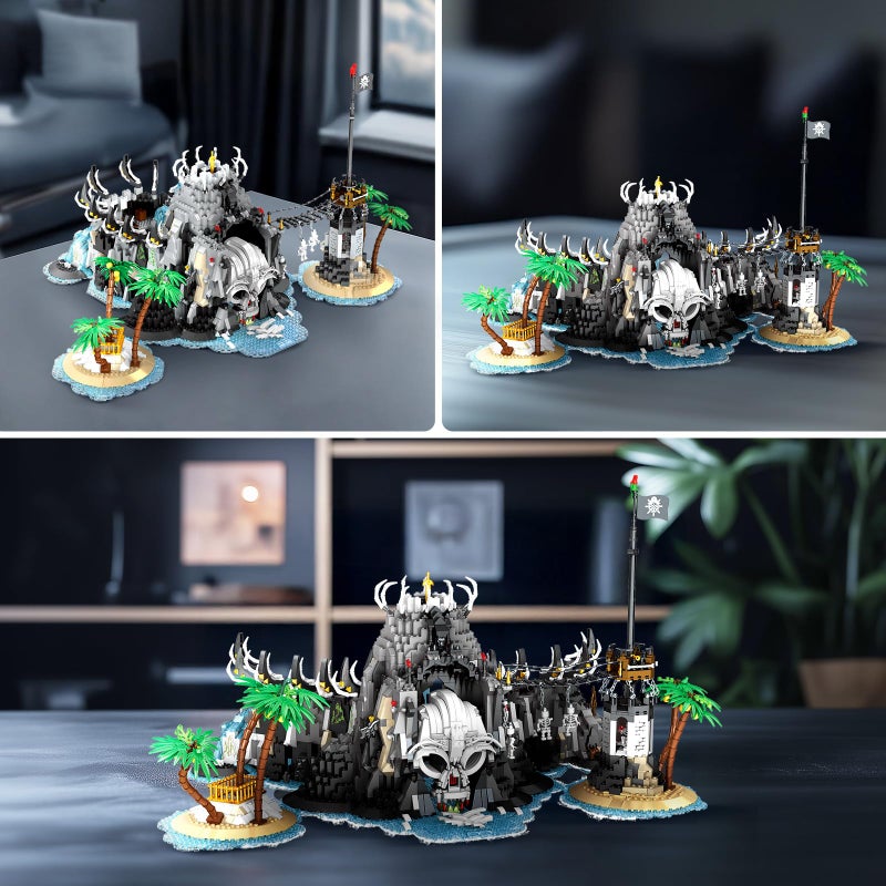 Reobrix Medieval Pirate Bay Building Set for Adults, Medieval Castle Modular Buildings 66012, Stunning Display Piece for Home Decor, Gifts for Collectors and Pirate Bay Enthusiasts 14+ (2650 PCS) - Image 4