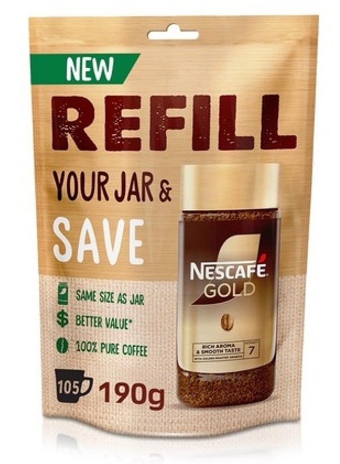 Nescafe Gold Refill Pouch 190g