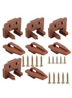 Excefore 5 Pack Drawer Guide Kit, for Kenlin Rite-Trak II Plastic Drawer Slides Track Guide Replacement Furniture Parts for Center Mount Drawer, Dressers and Nightstand Drawer Systems  - Image 1