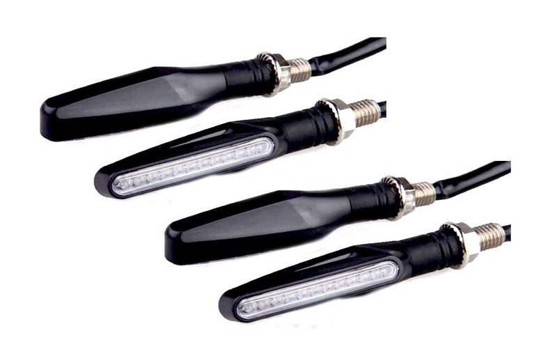 A2D Bike KTM Style SleekAmber LED Indicators Set of 4 Compatible for Bajaj Pulsar 200 NS - Image 1