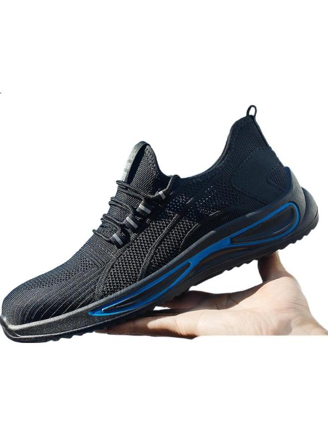 Old housekeeper Laoguanjia Safety Shoes For Men, Summer Breathable Solid Wear-Resistant Steel Toe Anti-Smashing Anti-Puncture Work Shoes 360 39 - Image 3