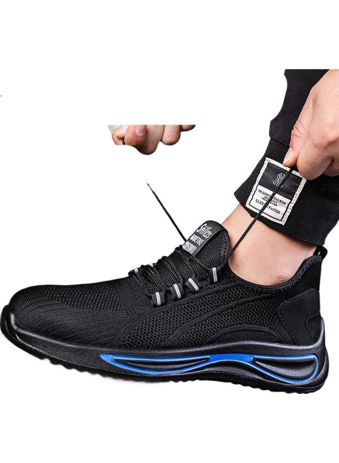 Old housekeeper Laoguanjia Safety Shoes For Men, Summer Breathable Solid Wear-Resistant Steel Toe Anti-Smashing Anti-Puncture Work Shoes 360 39 - Image 2
