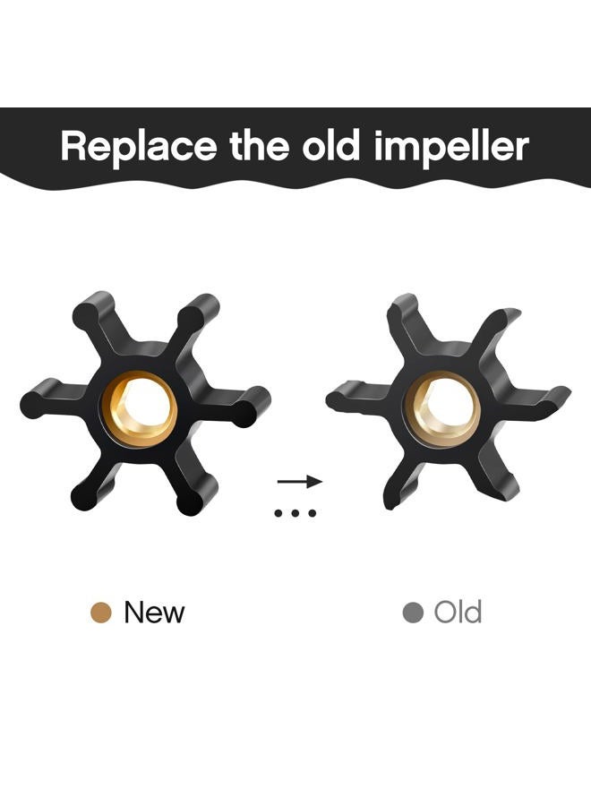 Fabbay Fuutreo Utility Pump Replacement Impeller for Utility Water Transfer Pumps, Utility Pump Impeller Transfer Pump Impeller Compatible with Trupow Model PAS-30 and PDS-30 (2 Pack) - Image 4