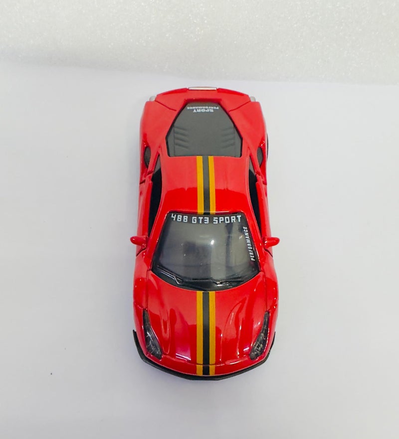 AUTO MT Red Mini Car Model Drifting Car with Self Adhesive Base Alloy Carr Model Initial Dashboard Decor Mini Sporty Carr for Carr Decoration 1 PC - Image 5