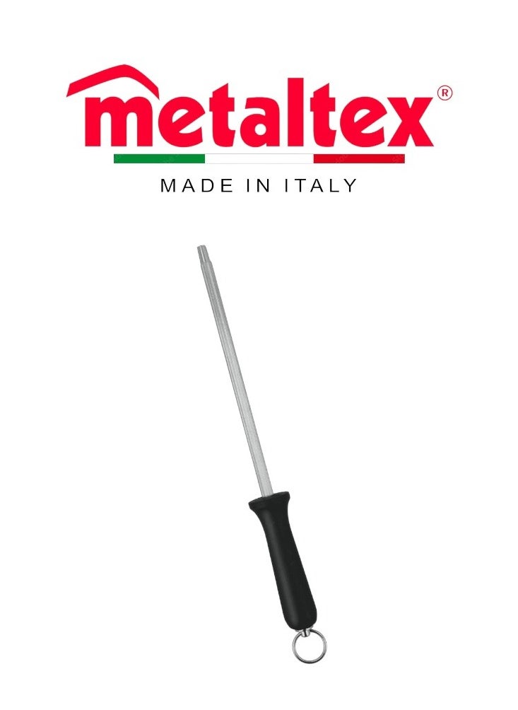Metaltex Metaltex Butcher’s Steel Knife Sharpener – 31cm, Carbon Steel with PP Handle  - Image 1
