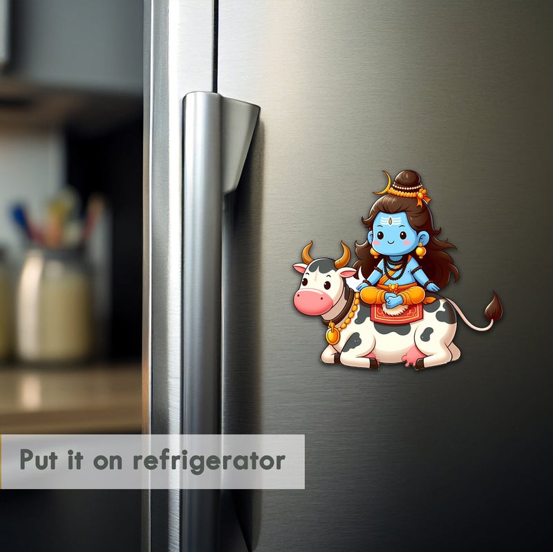 Click n ship Krishna With Cow Magnet for All Ages - Image 2