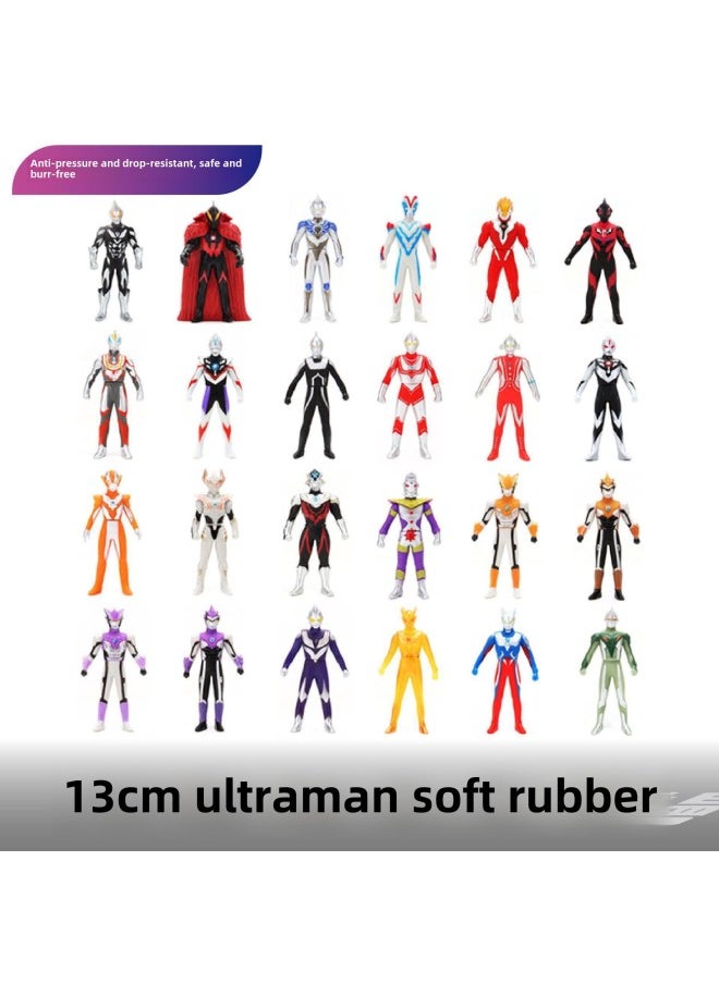Generic - 13CM Ultraman Soft Plastic Tiga Style Maltos Galaxy Zero Tiga Superman Children's Hot Toys Wholesale-Color:24, Wear It - Image 1