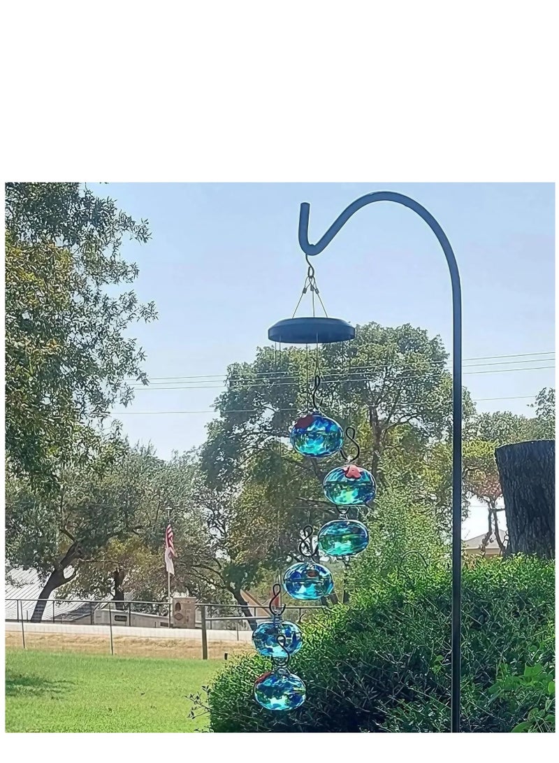 Excefore Charming Wind Chimes Hummingbird Feeders, Hummingbird Feeders for Outdoors Hanging Ant and Bee Proof, Hummingbird Wind Chime Feeder for Viewing, Garden Decor for Outside - Image 3