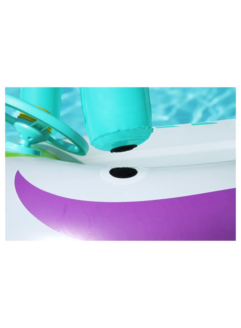 Bestway Bestway® 42" x 44"/1.07m x 1.12m Space Splash Shaded Baby Boat - Image 4