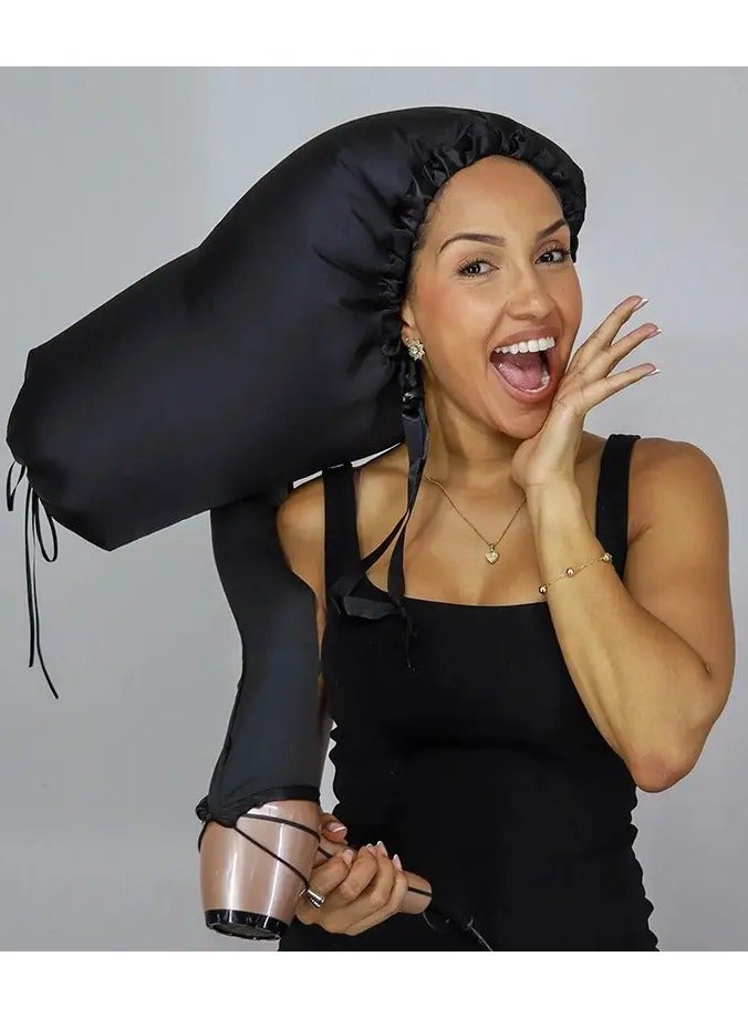 Rozino Curly Hair Drying Net Plopping Cap, Curl Enhancing, Unscented, Woven Polyester Material - Ideal for Textured Hair Types - Image 5