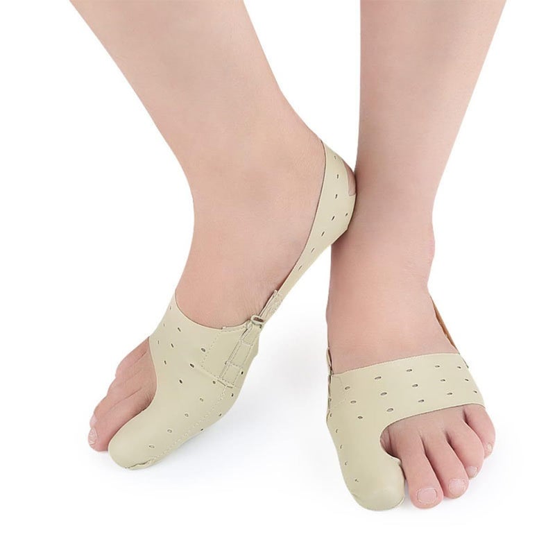 Bunion Toe Straightener And Hallux Valgus Corrector 2 Pcs Set Breathable Toe Separator Socks With Foot Wrap Support For Men And Women Thin Day And Night Use Size S 30 35 - Image 5