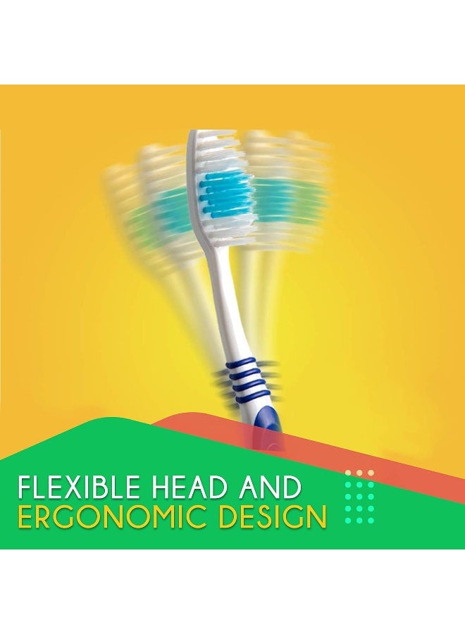 EcoFox Bulk Toothbrushes 25 Pack Individually Wrapped Travel Toothbrush Set for Adults Kids Made with a MediumSoft Large Brush Head BPAFree Disposable - Image 3