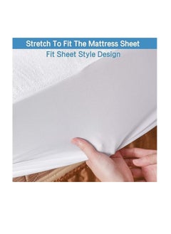 Generic Premium Waterproof Small Mattress Protector For Kids’ Bed - Soft Breathable Knitted Cover - Waterproof TPU Membrane Backing – For Mattress Size (130x70cm)  - Image 5