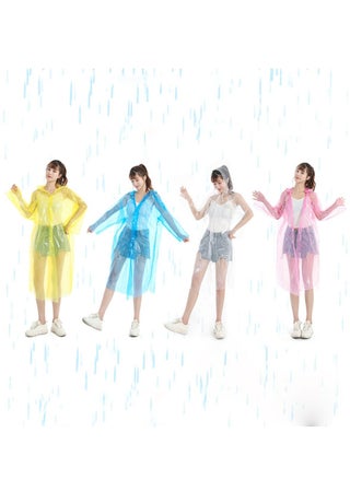 Disposable RainCoats Rain Ponchos, Rain Poncho for Adults and Kids Disposable or Reusable Emergency Ponchos Rain Ponchos with Drawstring Hood 4color 80gpcs - pzsku/Z0DB3D0D23683AF32FDCCZ/45/_/1717049401/adc32e5c-b00e-4177-8282-c1131e986cb3