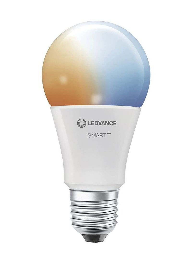 LEDVANCE LEDVANCE Smart Led Lamp With Bluetooth, E27, Dimmable, Light Color Changeable (2700-6500 k), Replaces Incandescent Lamps With 60 W, Controllable With Alexa & Google, Smart+  - Image 1