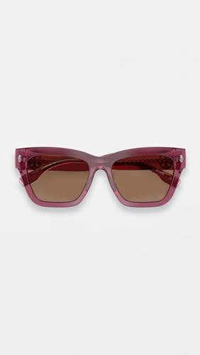 Tory Burch Sunglasses TY 7208 U 317973 Berry Transparent/Dark Brown Polyamide - Image 4