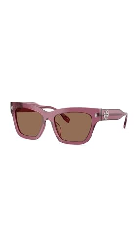 Tory Burch Sunglasses TY 7208 U 317973 Berry Transparent/Dark Brown Polyamide - Image 5