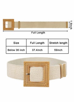 4 Pcs Women Waist Belt, Straw Woven Elastic Stretch Waist Belt - pzsku/Z0DB3FFBF193F782D77F7Z/45/_/1717035122/ce49f65b-ed43-4d9e-a0fd-e1c09caad8af