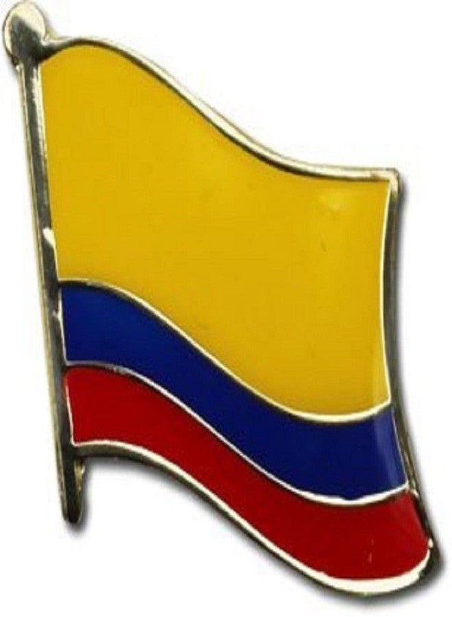 AES Colombia Country Flag Bike Hat Cap lapel Pin - Image 1