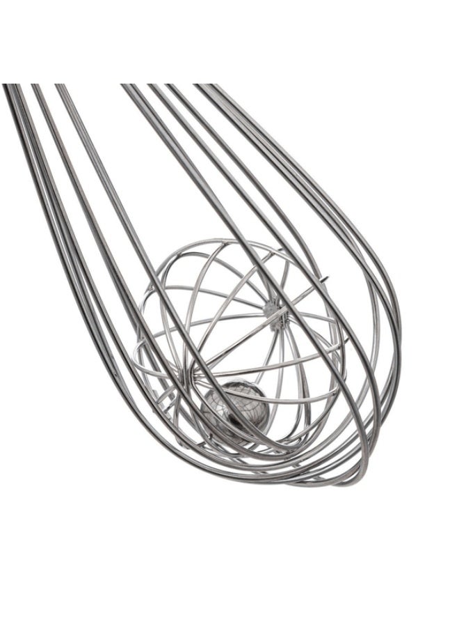 حامل ماكينة تحضير خفاقة كرات متينة وقوية من الفولاذ المقاوم للصدأ، فضية اللون - Image 3