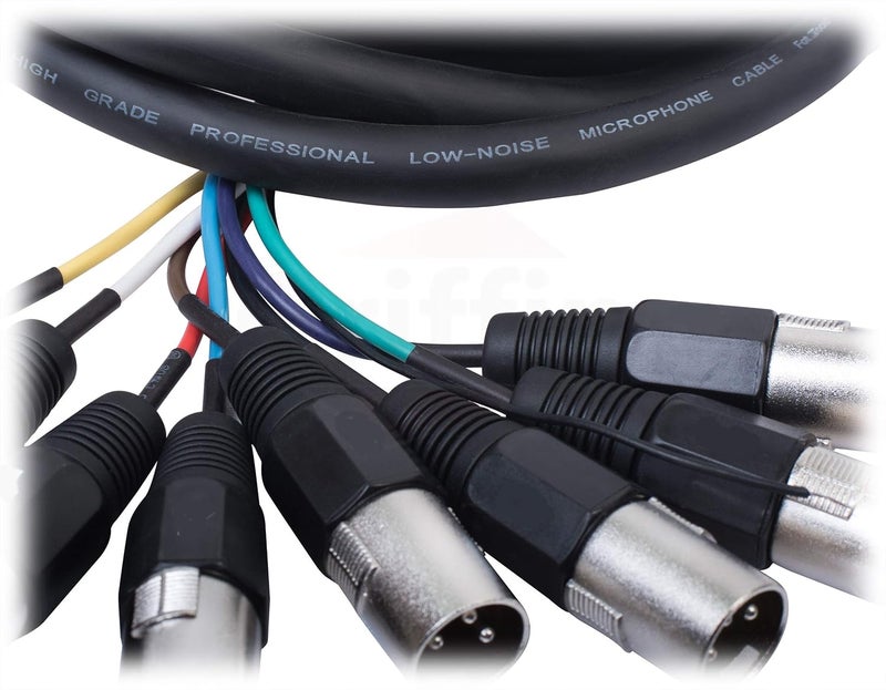 Fat Toad 10ft 16-Channel XLR Snake Cable (ShieldedPRO X Series) – Audio Patch Wire for Studio, Stage, Mic Cord Interface, DJ Mixer, Amp & Live Sound Gear - Image 3