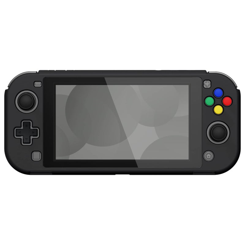 eXtremeRate PlayVital Black Protective Grip Case for Nintendo Switch Lite, Hard Cover Protector for Nintendo Switch Lite - Screen Protector & Thumb Grips & Buttons Caps Stickers Included - Image 5