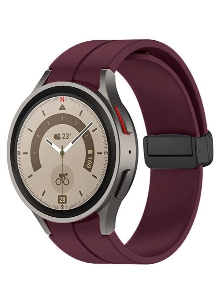 Generic - Silicone 22MM For Samsung galaxy watch 3 45mm /watch 46mm/Gear S3/Huawei watch GT2E/GT (42mm,46mm)/GT2 Pro/GT2 46MM/honor Magic Watch2 46mm/Amazfit GTR 47mm/GTR 2/2e (Red) - Image 1