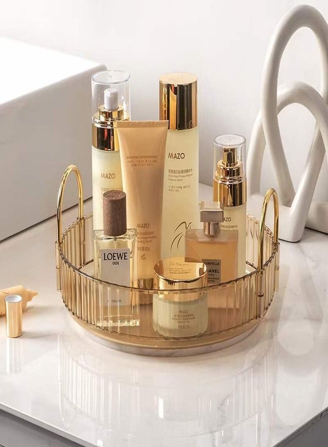 Azelf Large Capacity Rotating Makeup Organizer Cosmetic Storage Box Spices Rack Organizer - Image 1