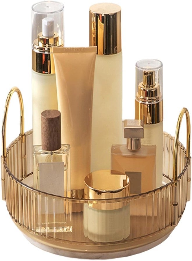 Azelf Large Capacity Rotating Makeup Organizer Cosmetic Storage Box Spices Rack Organizer - Image 2