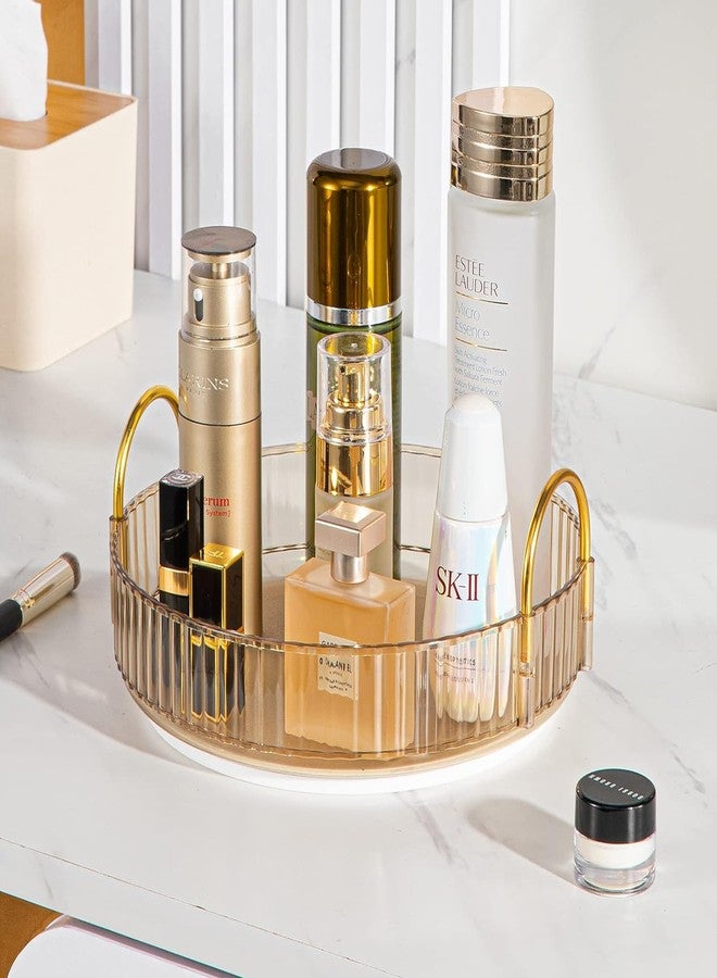 Azelf Large Capacity Rotating Makeup Organizer Cosmetic Storage Box Spices Rack Organizer - Image 3