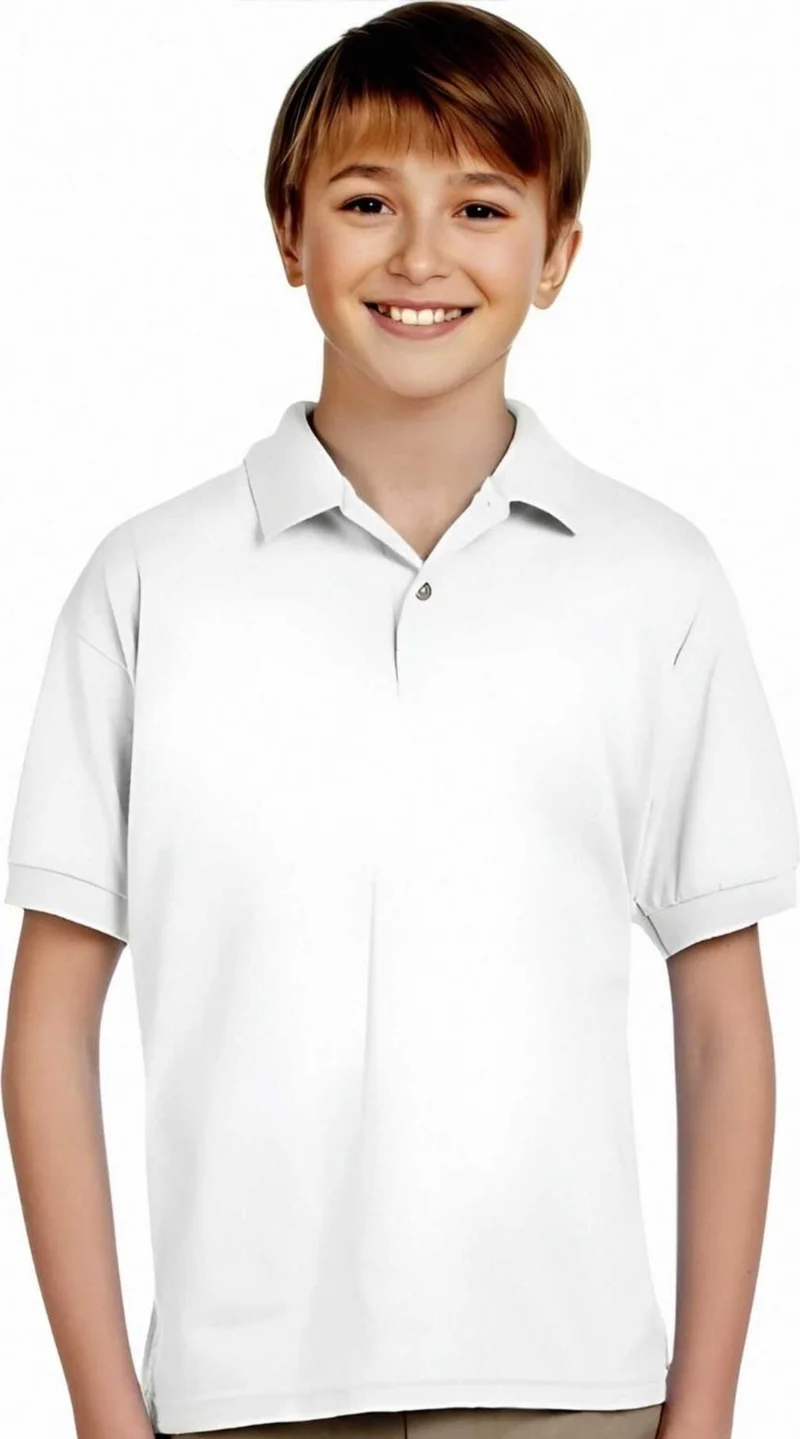 Tezzgelsin 3-Piece Boys Cotton Polo Collar T-Shirt Daily and School Uniform School T-Shirt