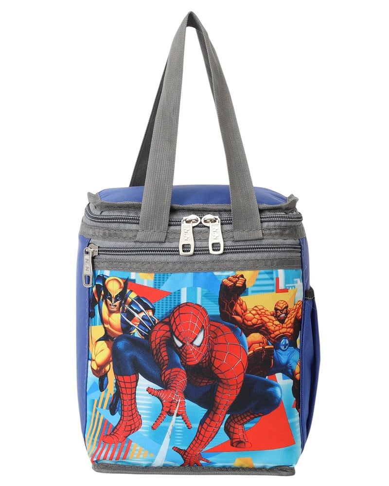HACKON STAR 10L Lunch Tiffin Bag for School & Picnic for Boys & Girls Waterproof Lunch Bag (Blue) - Image 5