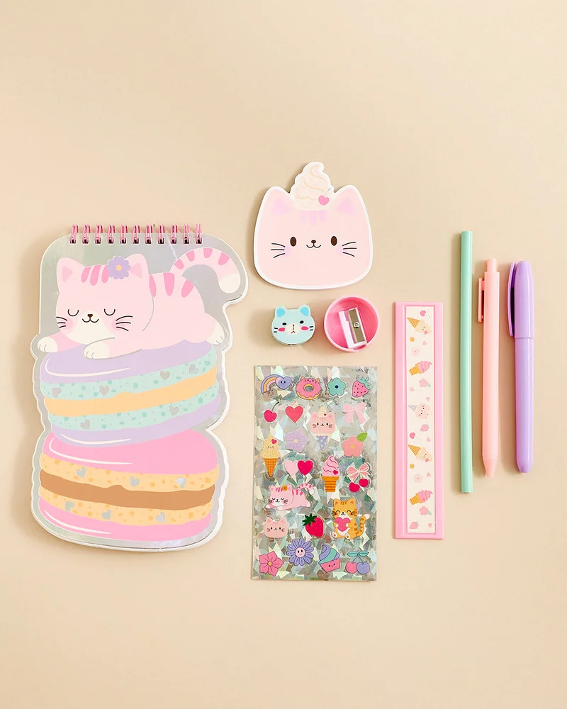 Redtag Assorted Printed Stationery Set