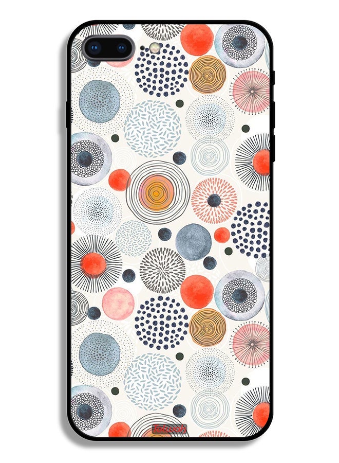 Tolwak Apple iPhone 8 Plus Protective Case Cotton Flowers Pattern - Image 2