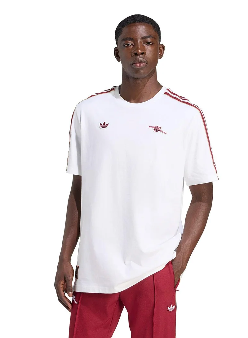 Adidas Afc Icon Tee White T-Shirt (Short Sleeve) T-Shirts For Men