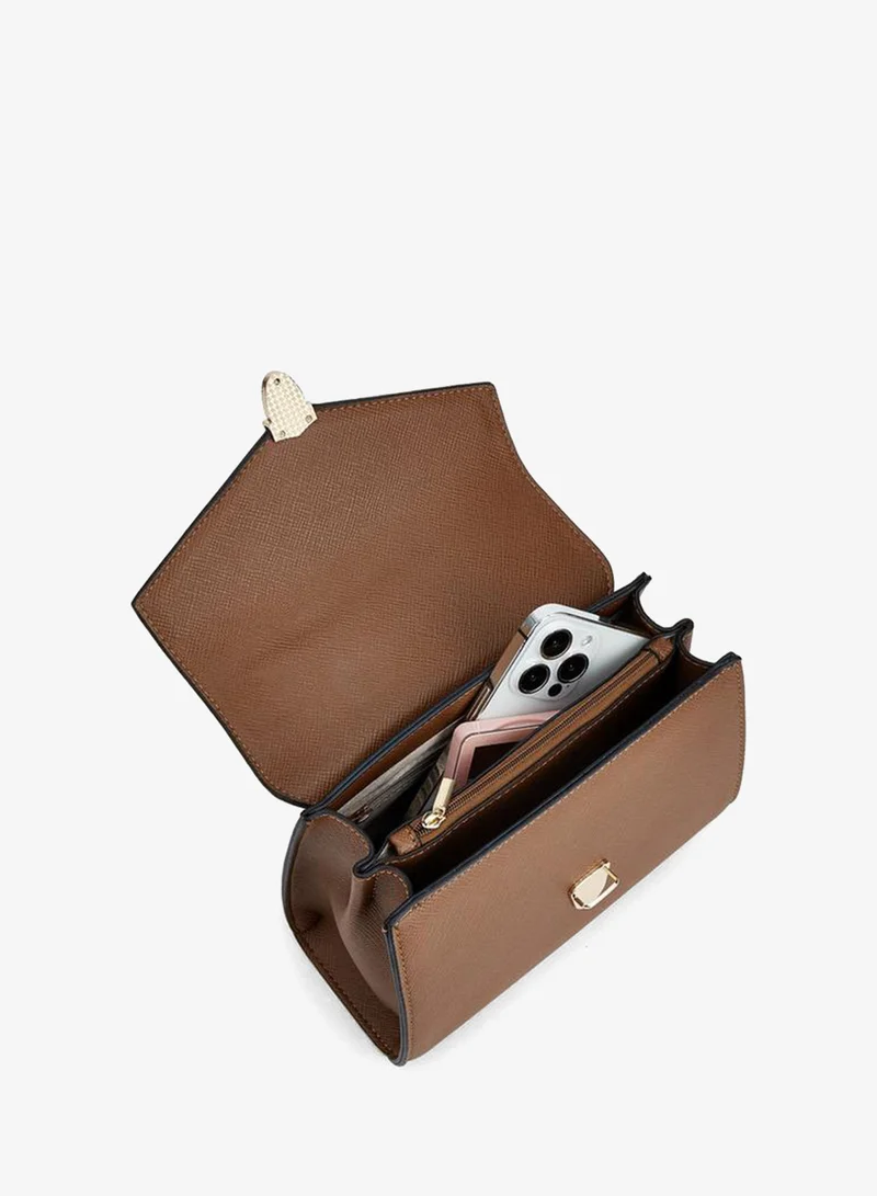 Paprika TAN Lizard Satchel Bag for Women | Best Price UAE