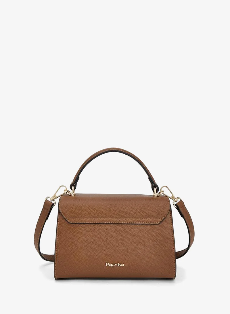 Paprika TAN Lizard Satchel Bag for Women | Best Price UAE