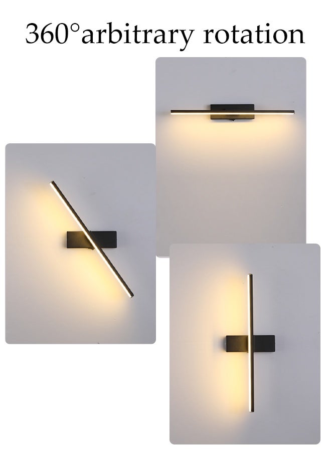 DUNISO Warm Light Led Wall Lamp,Mirror Light,Tv Background Wall, Nordic Creative Wall Lamp Living Room Corridor Bedroom Bedside Lamp, Modern Wall Lamp, Hanging Lamp, Decoration Suitable For Bedroom, Corridor, Living Room, Balcony, Etc. (White) - Image 3