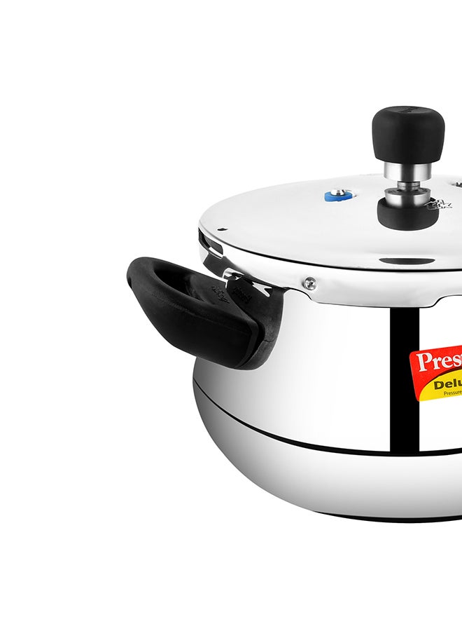 Prestige Deluxe Plus Mini Handi Aluminium  Pressure Cooker Silver 3Liters - Image 3