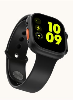 Faster Smart Watch Ultra - 2.04" AMOLED Display, Bluetooth Calling, Fitness Tracker, Sports Modes, Heart Rate and Sleep Monitoring, IP68 Waterproof, 250mAh Battery, Compatible with Android and iOS  - Image 1