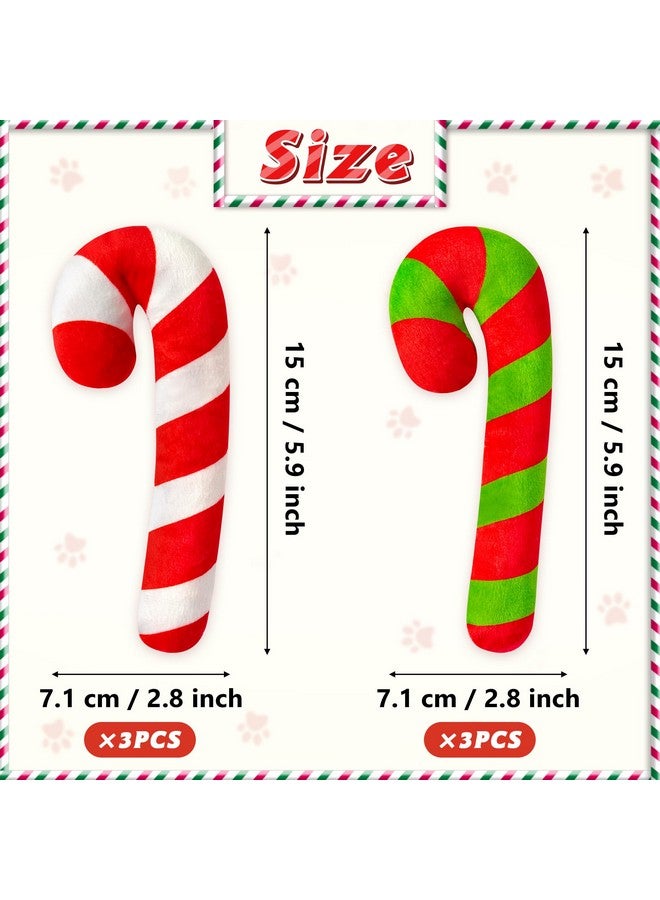 مول مول 6 MALLMALL6 6 قطع من ألعاب حلوى عيد الميلاد على شكل عصا النعناع البري هدية للقطط، ألعاب مضغ وعضة وركل للقطط داخل المنزل للحيوانات الأليفة بنكهة النعناع البري، مستلزمات لمحبي القطط وهدايا عيد الميلاد، لعبة قطط تفاعلية لطيفة كهدايا للحيوانات الأليفة - Image 2