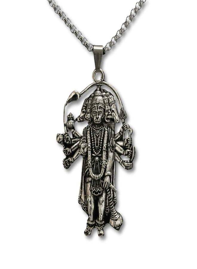 Japam Panchmukhi Hanuman Ji Necklace - 13 Inches Length - Image 1