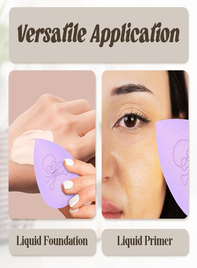 Profusion Cosmetics Wicked Blend Blending Sponge and Sponge Holder, Versatile Tool for Smooth and Enhanced Makeup Application, Achieve Ideal Blending - Image 2