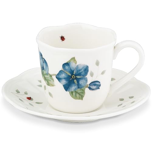 Lenox 808071 Butterfly Meadow Espresso Cup And Saucer - Image 1