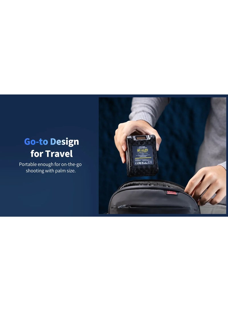 Ulanzi BP-VL99 V-Mount Battery 26000mAh 99WH 14.8V - Image 4