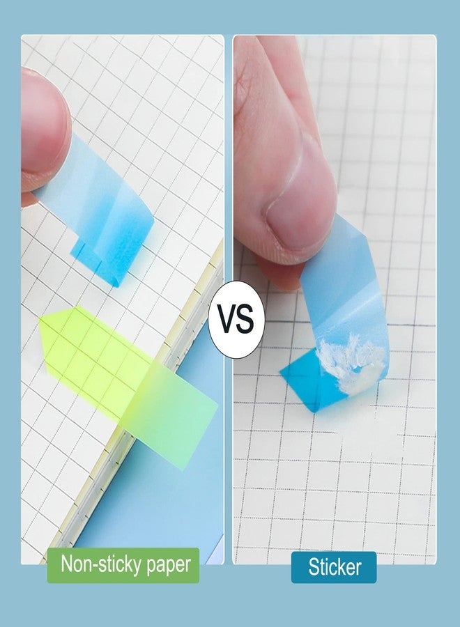 Golcellia Fluorescent Translucent Sticky Note Flags, 2400 Pcs Total, Pack of 10 Color Tabs, Arrow Sticky Notes, Page Flag Markers, Arrow Index Tabs - Image 5