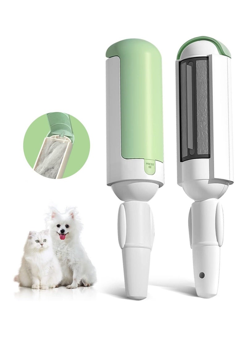 Pet Hair Remover Roller,Reusable Dog & Cat Fur Remover with Comfy Non-Slip Handle, Portable Pet Hair Removal Tool with Self-Cleaning Base for Couch, Car Seat, Carpet, Bedding  - Image 1